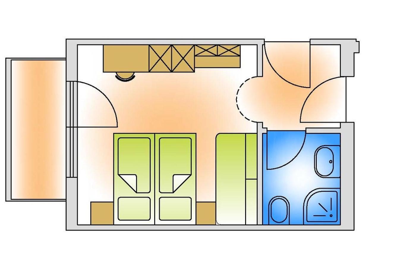 豪斯霍夫住宅公寓式酒店 罗登格 客房 照片